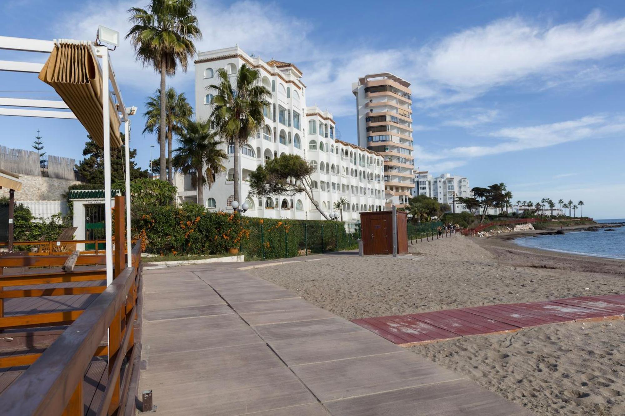 Oceanfront Mijas Apartment Bagian luar foto