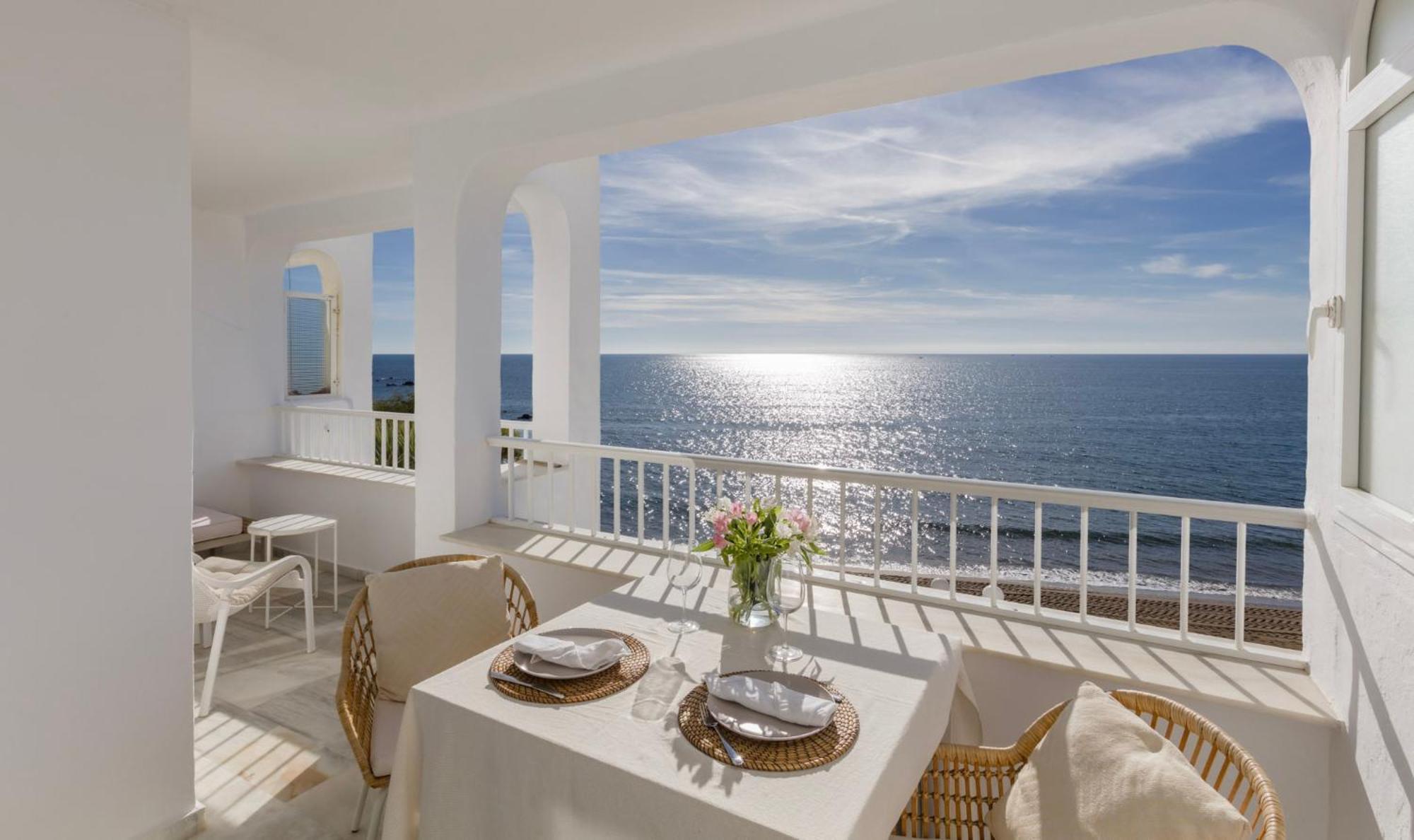 Oceanfront Mijas Apartment Bagian luar foto