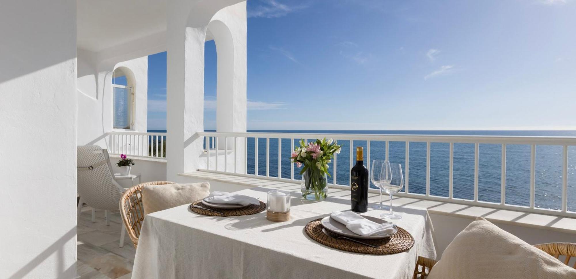 Oceanfront Mijas Apartment Bagian luar foto