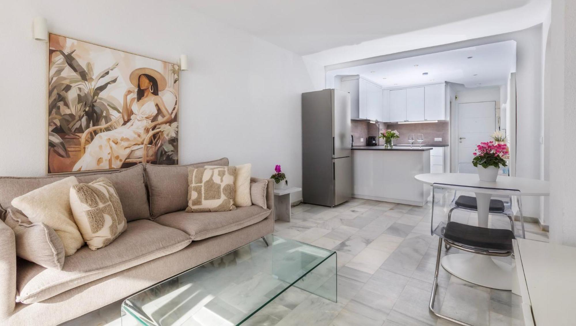 Oceanfront Mijas Apartment Bagian luar foto